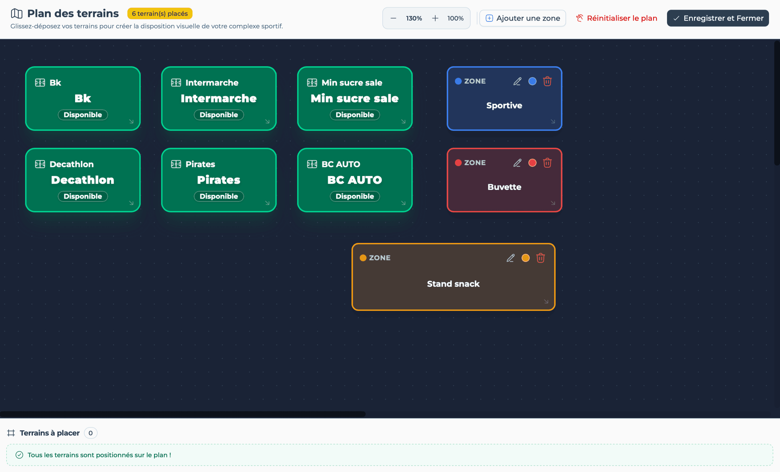 Neoscore Manager - Gestion et optimisation des terrains