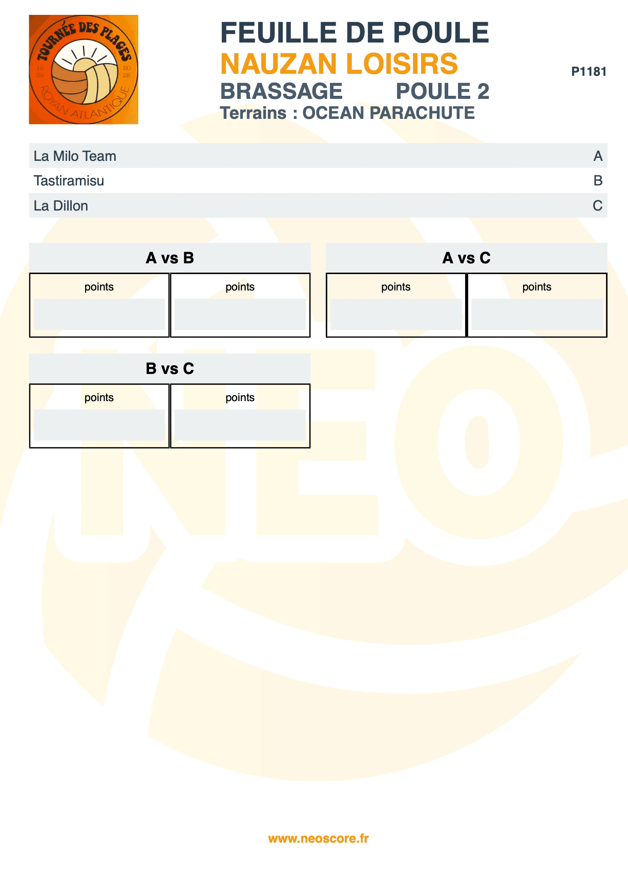 Neoscore Manager - Impression de tous vos documents